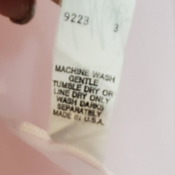 Vintage 60s Val Mode Pink Chiffon Sheer Flutter Sleeve Sweeping Robe Size Small - Picture 8 of 9